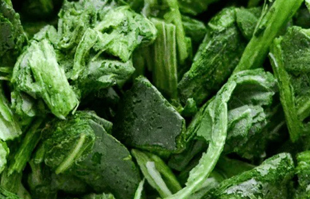 freeze dried spinach flakes