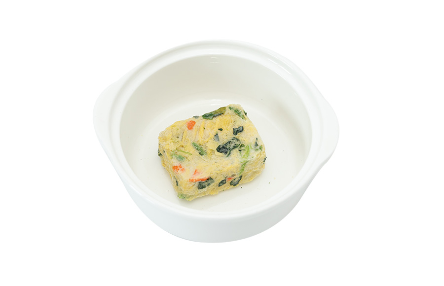 Freeze dried spinach egg soup