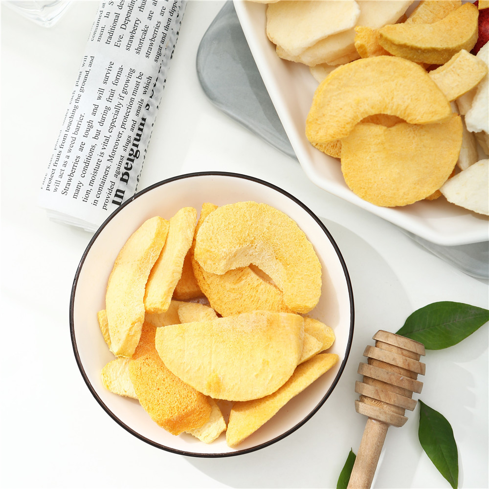 freeze dried yellow peach import tax USA