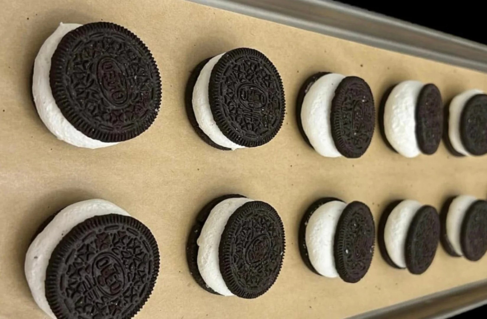 freeze dried Oreo Ice Cream rings healthy snack