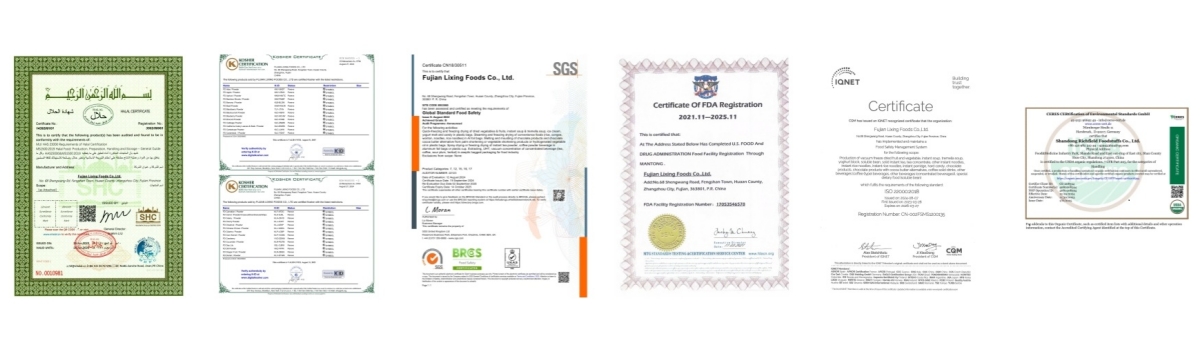 Certifications
